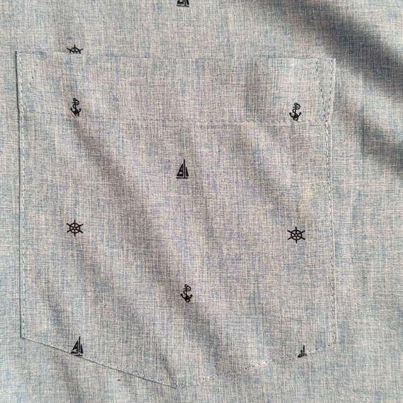 St. John’s Bay Men’s XL Performance Quick-Dri UPF 50 Button-Up Shirt - Picture 5 of 7